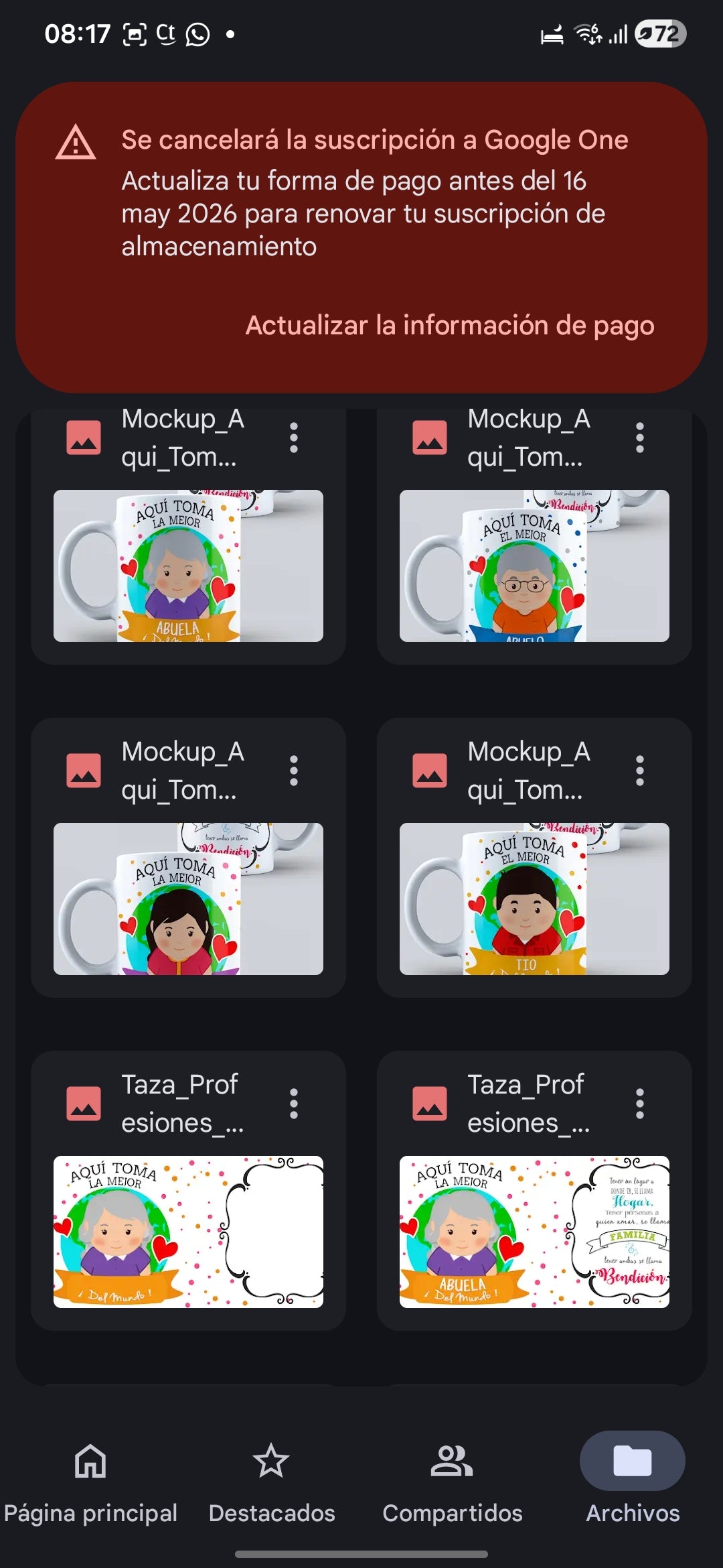 Familia ( para sublimación)