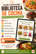 Acceso a variedad de libros de cocina